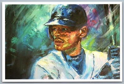 Postcard Ichiro Suzuki by Buck Paulson Players Authentic Direct #476/20000 MLB - Image 1 of 2