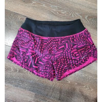 Pantalones cortos de running para mujer Nike XS negros rosas ropa deportiva #2 Foto 1 de 4
