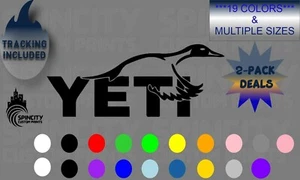 Yeti Duck Hunting Logo Vinyl Car Window Decal Graphic Bumper Sticker NEW - Bild 1 von 10