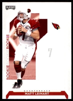 Matt Leinart 2006 Playoff NFL Playoffs Card# 72 RC - Image 1 of 2