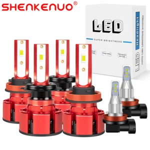 For Mazda MX-5 Miata 2006-2014 6x LED Headlights High/Low Beam+Fog Light Bulbs - Picture 1 of 18