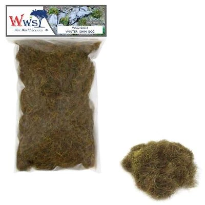WWS | 10mm Winter Static Grass | CHOOSE SIZE |  Model Scenery Material - Image 1 of 4