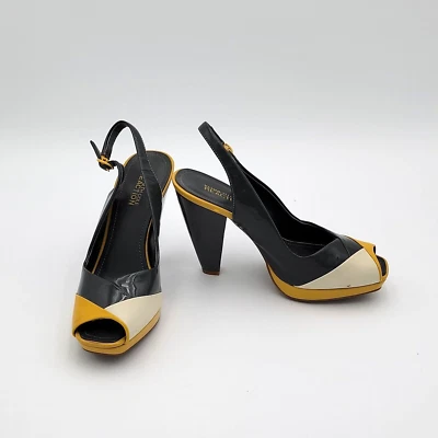 Tacones de cuero amarillo gris 4 pulgadas 7M Chippewa A405801 Party Kenneth Cole Reaction Foto 1 de 4