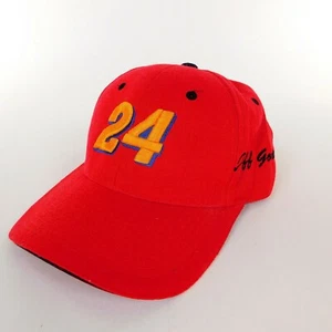 NASCAR #24 Jeff Gordon Red Strapback Adjustable Hat Cap - Picture 1 of 10