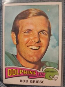 1975 Topps - #100 Bob Griese Miami Dolphins - HOF