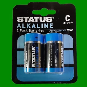 2x Heavy Duty 1.5v C LR14 Battery Batteries Suitable for Torches Toy Radio Light - Picture 1 of 1