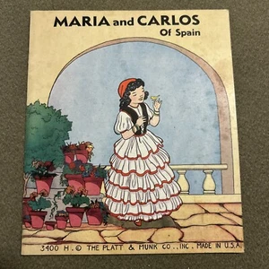 Maria und Carlos von Spanien (1936) illustrierte Platt & Munk Farbe SC - Bild 1 von 6