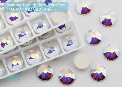 Swarovski (144pcs) Flatback Crystal Nail Art Decoration Rhinestone #2088-001AB - Image 1 of 4