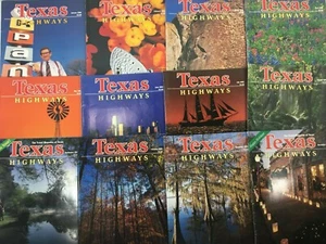 TEXAS HIGHWAYS 1996 Magazine Back Issue Lot Full Year - Imagen 1 de 12