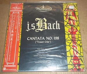 Scherchen Bach Kantate Nr. 1958 - japanisches Westminster/Warner G-10584 VERSIEGELT - Bild 1 von 2