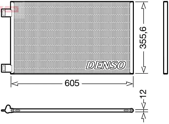 Condensador de CA Denso para RENAULT Kangoo BE BOP Express Grand 08-12 4155000054 Foto 1 de 1