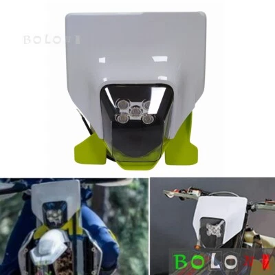 Dirt Bike LED Headlight Assembly For Husqvarna FC FX TE FE 125 250 350 450 501  - Imagem 1 de 4