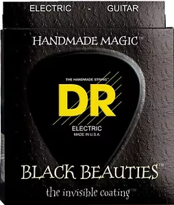 DR K3 Black Beauties Electric Guitar Strings: Heavy 11-50 - Picture 1 of 1