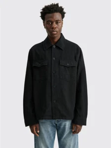 Our Legacy Evening Coach Jacket Black Brushed Cotton, size 50 - BNWT, RRP £250 - Picture 1 of 14