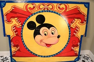 Mickey Mouse Fair ground Sign Panel - Picture 1 of 5
