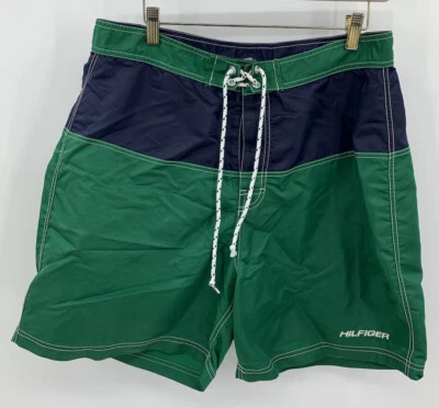 Bañador Tommy Hilfiger vintage bloque de colores deletrear bandera años 90 L Foto 1 de 4