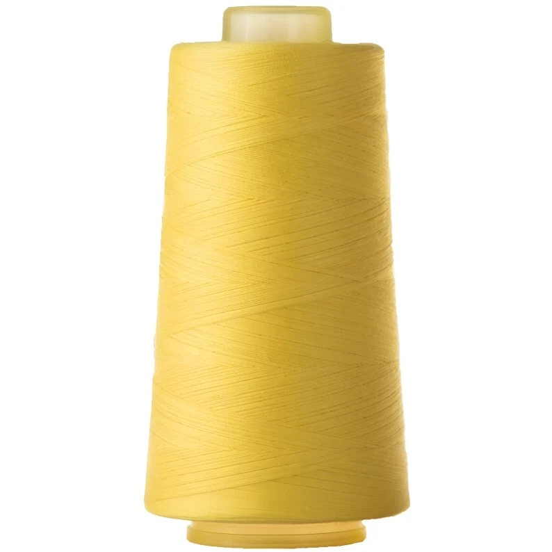 6000 Yard Sewing Thread - 100% Polyester Overlock Cone for All-Purpose Use - Image 1 of 1