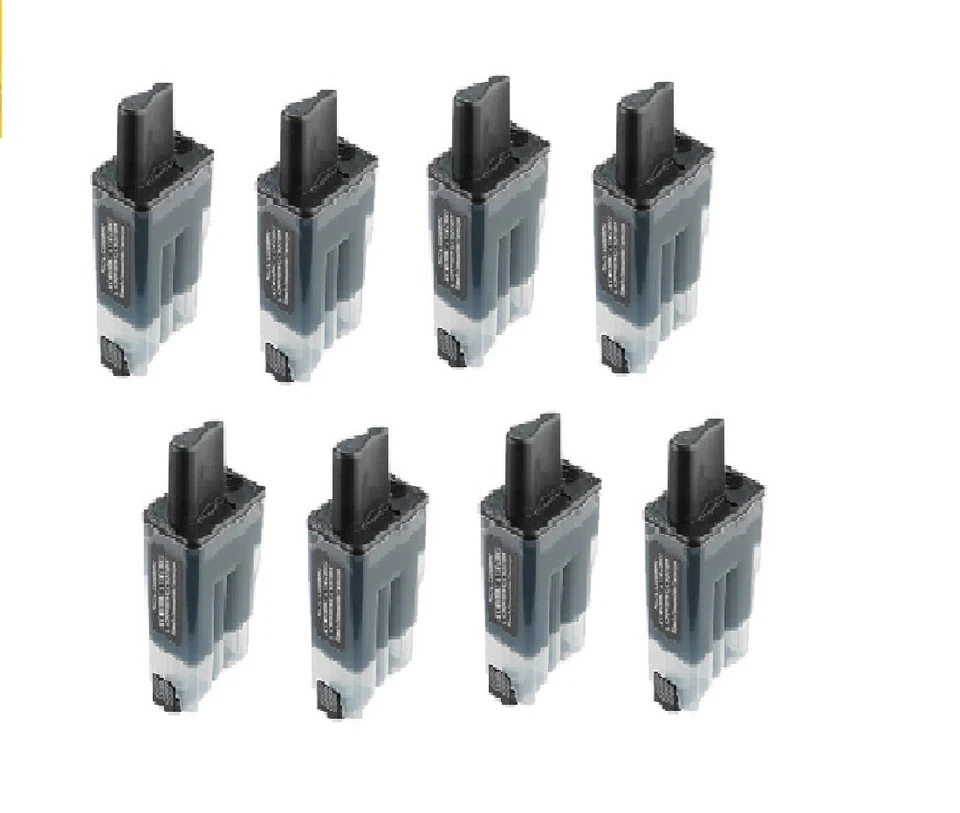 8 schwarze Tinte für Brother DCP110C 115C 115CN DCP120C DCP310CN DCP315CN LC900 - Bild 1 von 1