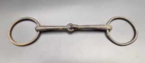Antique Horse Bit Double Link Stamped Non Corrosive Excellent Cond - Picture 1 of 5