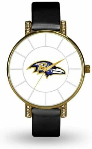 NEW! BALTIMORE RAVENS WOMEN'S LUNAR WATCH LICENSED Cover