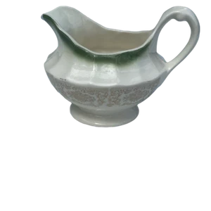 American Limoges Chateau France Mandarin Green Creamer - Picture 1 of 3