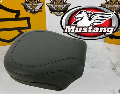 Mustang 07-17 Harley FatBoy Softail FXST Rear Passenger Pillion Seat 200mm Rear - Image 1 of 4