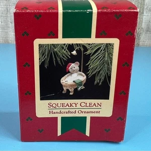 Hallmark Keepsake ornamento cigolante pulito ornamento artigianale 1988 - Foto 1 di 4