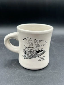 CRAZY OTTO'S DINER MUG Vtg 50s Mid-Century California Arizona New York JAZZ RARE - Picture 1 of 7