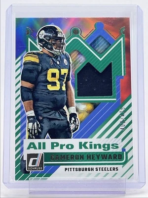 CAMERON HEYWARD 2025 DONRUSS ALL PRO KINGS PATCH STEELERS /425 Q4860 - Image 1 of 2