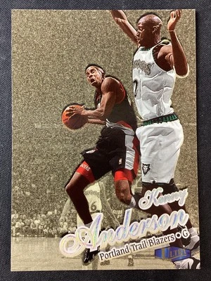 1997-98 Ultra #80G Kenny Anderson Portland Trail Blazers Gold Medallion - Image 1 of 2