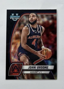 2024-25 Topps Bowman Chrome U - Johni Broome #98 Auburn Tigers Black Wave - Picture 1 of 2