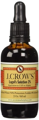 Paquete de 2 soluciones de yodo J.CROW'S Lugol's, 2 oz Foto 1 de 2
