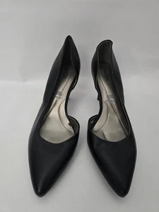 Easy 5th Sexy Used Black Slip On Pointed Shoes Casual Style Shoe - Picture 1 of 6