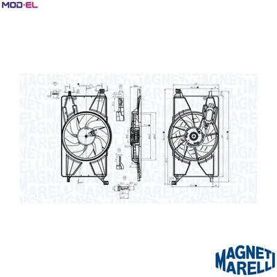 FAN ENGINE COOLING 069422834010 FOR FORD GRAND/C-MAX FOCUS/III/Hatchback/Van - Image 1 of 4