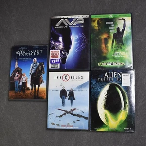 Alien 5-Pack DVD Lot – AVP, Alien Trilogy, Star Trek Nemesis, X-Files, Astronaut - Picture 1 of 11