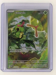Pokemon 151 Caterpie 172/165 Scarlet & Violet Illustration Rare IR - Bild 1 von 2