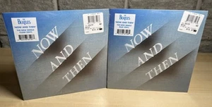 The Beatles Now And Then / Love Me Do 7" Single Lot 1 Blue + 1 Clear NEW SEALED - Picture 1 of 4