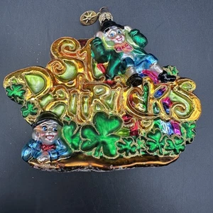 Christopher Radko St. Patrick's Day 2001 Ornament "PADDY PRANKS" 01-0526-0 - Picture 1 of 11