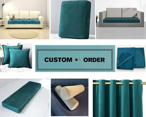 Custom made Covers for Cushion , Sofa seat pad , Footstool,  Bench Pad Covers. - Picture 1 of 19
