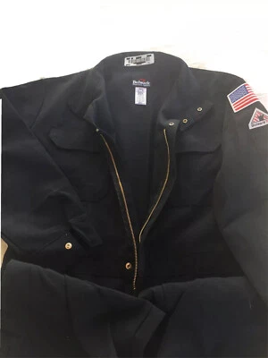 Bulwark Navy Blue Nomex IIIA FR Coverall 58 Regular (3XL) # CNB6NV HRC-1 No Flag - Image 1 of 4