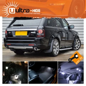 18 PREMIUM RANGE ROVER SPORT L320 2005-2013 LED INTERIOR KIT LIGHTS XENON WHITE - Picture 1 of 3