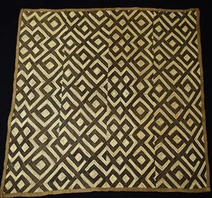 Alte feine Kuba Raffia - BUSHOONG - Kasai Samt - DR Kongo - Bild 1 von 4