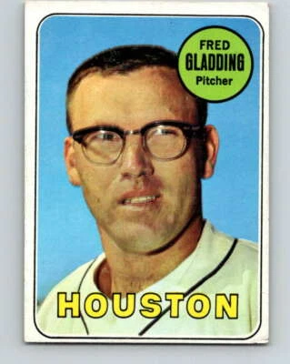 1969 Topps #58 Fred Gladding  Houston Astros V28524 - Image 1 of 2
