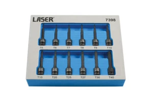 Laser Tools Impact Star Socket Bit Set 1/4"D 12pc 7398 - Picture 1 of 1