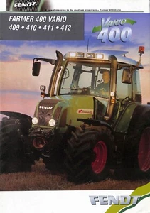 FENDT 400 VARIO Series 409 410 411 412 ~ 2003 ~ Tractor BROCHURE Catalogue - Picture 1 of 4