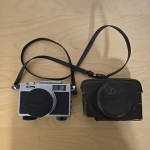 Vintage Ricoh Ricomatic 126 With Leather Case *Untested, For Parts* - Picture 1 of 13