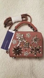 Rebecca Minkoff Box Crossbody Black or Berry Smoothie - Picture 1 of 7