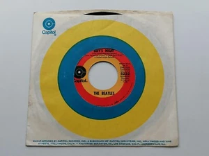 THE BEATLES  USA 45  A HARD DAYS NIGHT  1969  PRESSING CAPITOL TARGET LABEL - Picture 1 of 6