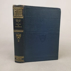1910 Blue Harvard Classics Five Foot Shelf, Vol 41 English Poetry II - Picture 1 of 7