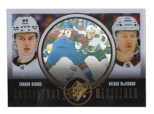 2024-25 SPx Connor Bedard Nathan MacKinnon Excellence Redefined Card EX-9 - Bild 1 von 2